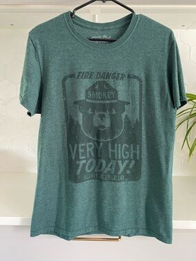 Smokey Bear Green Graphic Tee